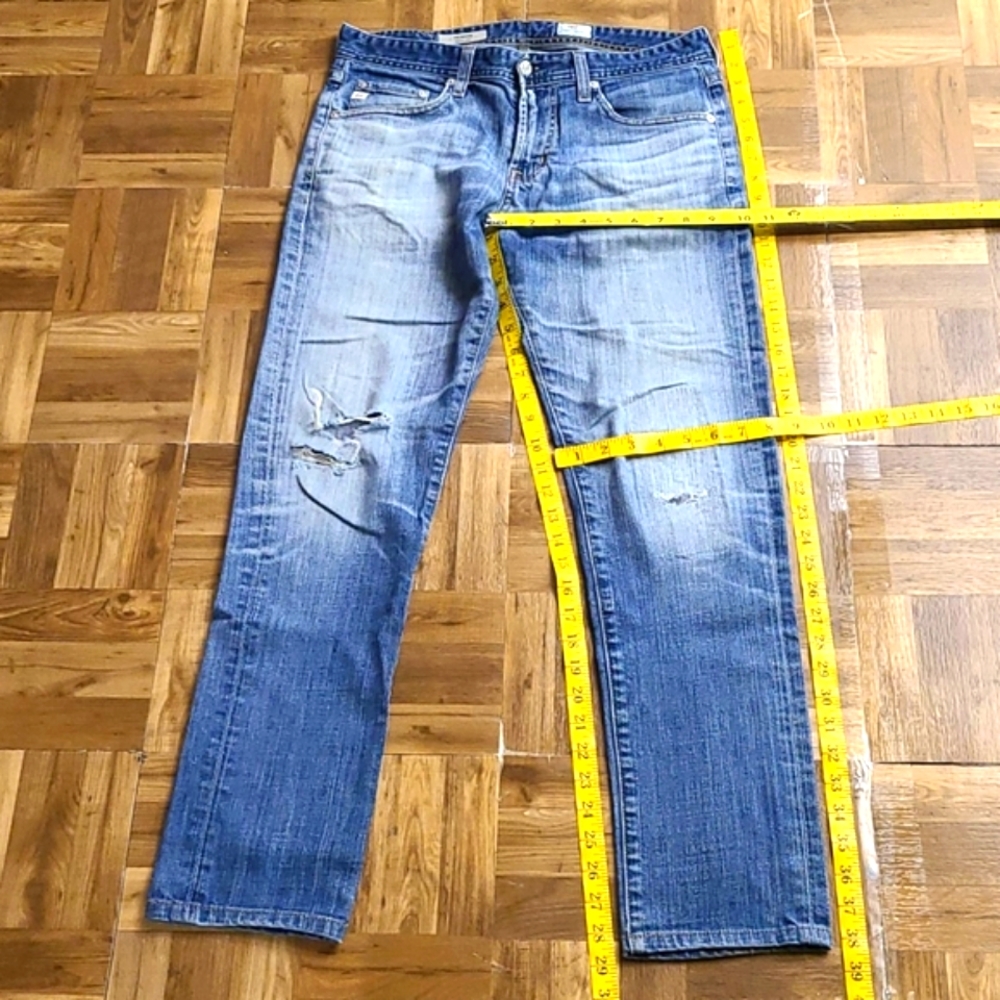 ADRIANO GOLDSCHMIED VINTAGE NOMAD MODERN SLIM STRAIGHT FADED MEN'S JEANS 30x28